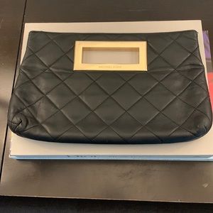 Michael Kors - lamb skin black clutch